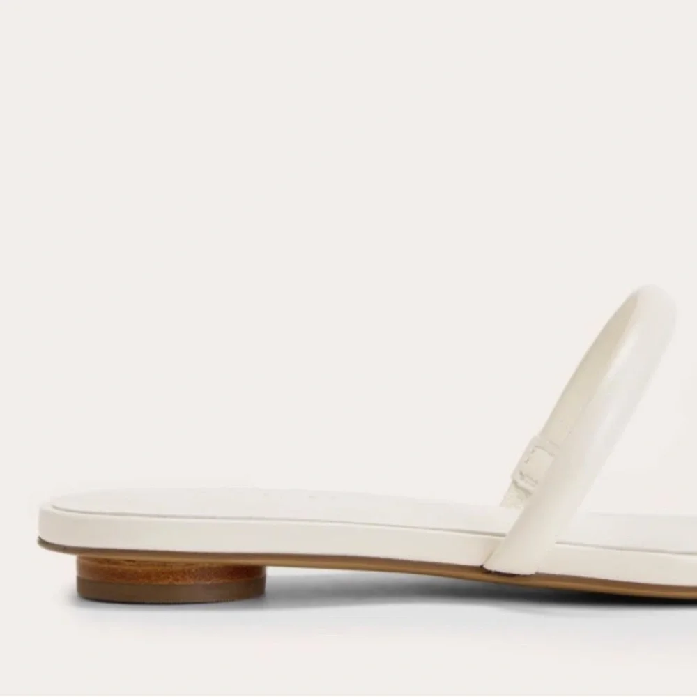 EVERLANE The Double Strap Slip-On Edgy Leather Boho Sandal 10.5 - Picture 15 of 15